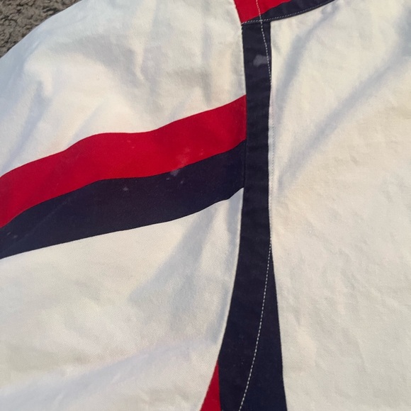 Vintage Nautica White Shirt with Red and Blue Accents - Picture 4 of 6